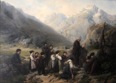 Cerimonia domenicale sul passo Sanetsch da Rafael Ritz